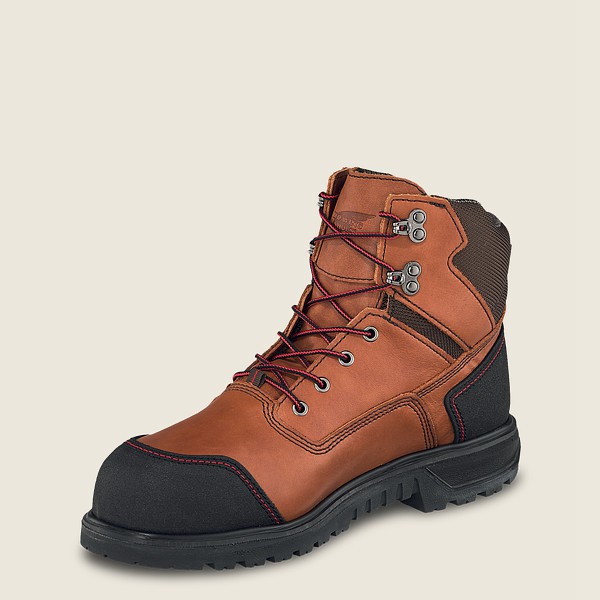 Botas de Seguridad Red Wing Hombre Marrom/Negros - Brnr Xp - 6-Inch Waterproof Toe - 286-MCPBNS